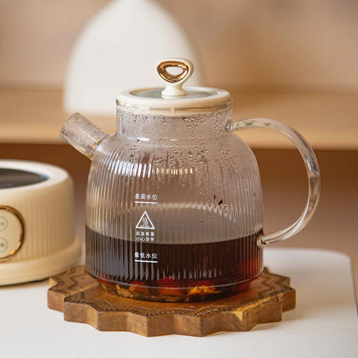 【春节正常发货】热卖！百年品质！德国博朗菲 茶颜悦色花茶壶1.2L 高硼硅玻璃壶身 0硅胶0涂层低分贝 商品图4