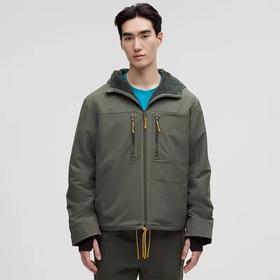 LULU 双面穿 防水+仿羊羔毛 摇粒绒夹克 Z-15770