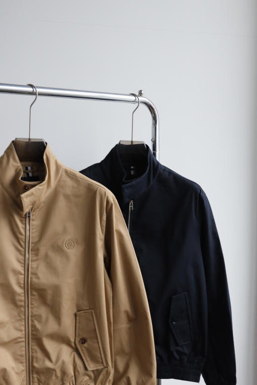 H.B 春秋款 男士棉质混纺哈林顿夹克 WT950 商品图3
