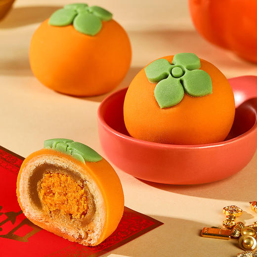 【趣味卡通·如意酥运礼盒】悠享时牛奶搭档低糖红豆黄油咸蛋黄酥零食办公室休闲下午茶传统糕点饱腹六种口味360g 商品图8