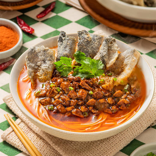 良工坊鱼皮多多肥汁米线（轻享版）242.5g*8袋 商品图2