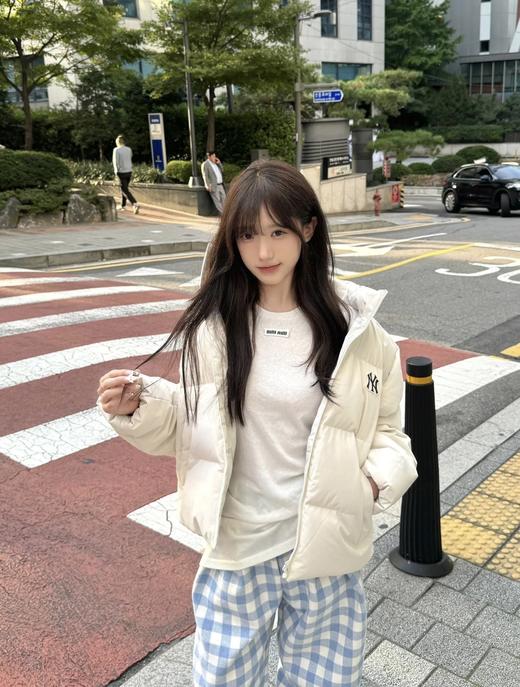 新款MLB简约百搭保暖立领男女运动休闲羽绒服外套 商品图3