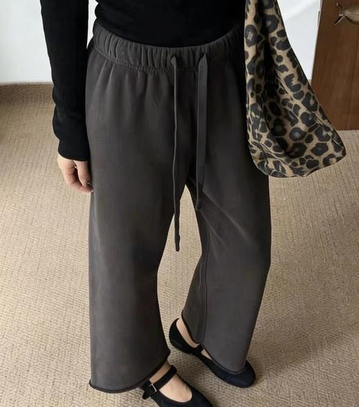 秋冬神裤！ 九分卷边卫裤  内里抓绒     重磅！极简松弛感 商品图1