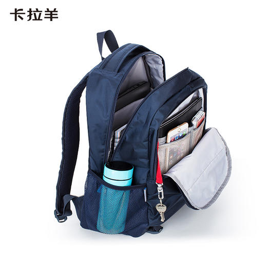 【线下同款】卡拉羊30L男女通勤出差15吋电脑背包大容量CX5558 商品图4