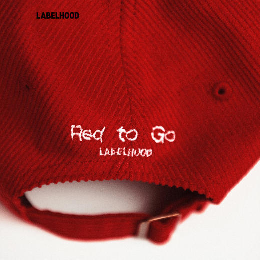 LABELHOOD蕾虎 “RED TO GO”CAP 红色帽子 商品图4