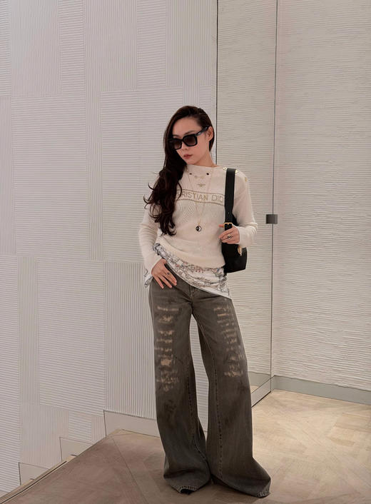 迪奥 新款  白金限定款针织衫(MM) 商品图0