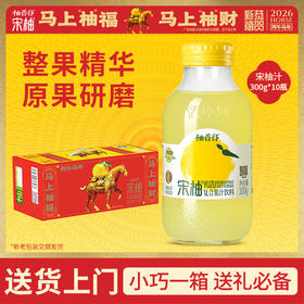 【礼盒装】柚香谷宋柚汁300g*10瓶复合果汁柚子饮料