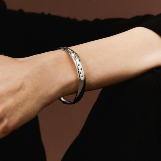 【LAGOMIST】早餐系列 | 金/银砂糖贝果手镯 商品图2