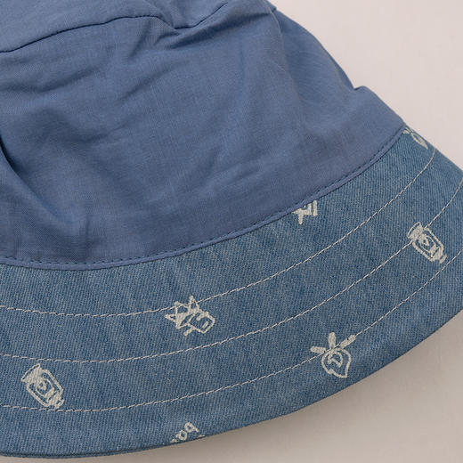 棉果果春季新品男童女童遮阳牛仔渔夫帽M104400200123 商品图2