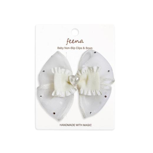 Feena菲娜 小童蝴蝶结发饰（合集） 女童公主布艺夹子女孩碎发发饰 商品图5