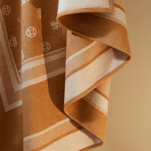 万事利 聚福毯 桑蚕丝保暖时尚福满祝福新年礼物送妈妈保暖毯子 商品图4