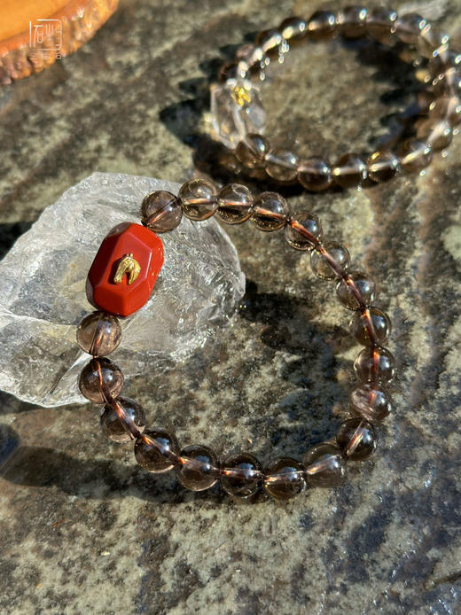 【三生石·马语者】平安健康茶水晶手链 商品图5