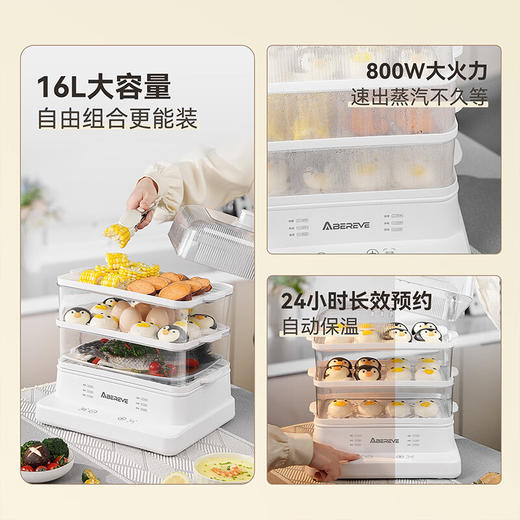 艾贝丽多功能电蒸锅ABL-ZG247 商品图2