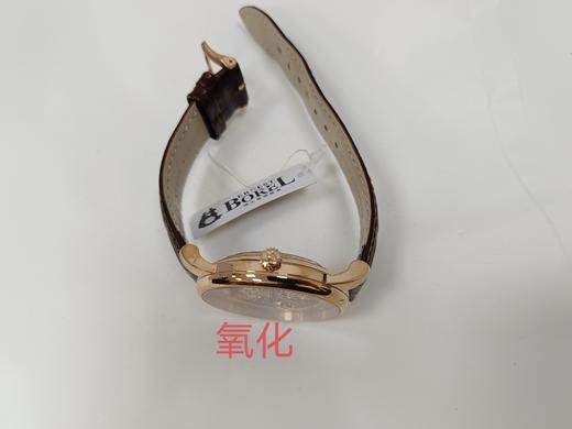E76401620021014 依波路ERNEST BOREL 【11颗真钻】镀18K玫瑰金镂空表盘皮带自动机械男士手表男 商品图5