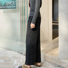 奢姿大码女装2025冬季减龄半松紧直筒裤子胖妹妹抽绳时尚休闲裤9954569940 商品缩略图3