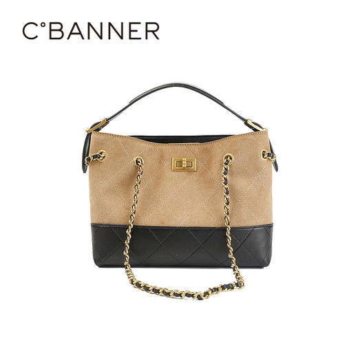 千百度2026春季女包分量十足光泽持久背提包A26150918 商品图0