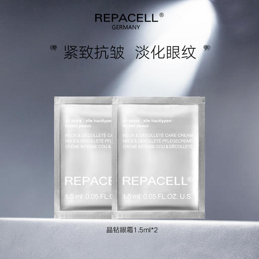 【会员特享】REPACELL瑞铂希德国【晶钻眼霜 1.5ml*2】1.0版 商品图0