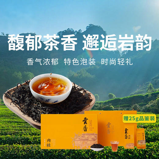 【武夷岩茶春华秋实肉桂礼盒】馥郁茶香，邂逅岩韵，品味肉桂醇厚香气，传递岁月真挚情感 商品图0