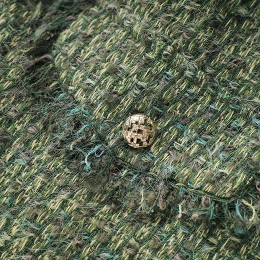 「高货wl」全新升级【铂金会员404/天猫539/差价135】(04623)洛诗琳轻奢小香风外套2025秋冬加厚长毛工艺保暖短外套女 商品图2