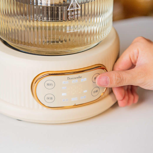 【春节正常发货】热卖！百年品质！德国博朗菲 茶颜悦色花茶壶1.2L 高硼硅玻璃壶身 0硅胶0涂层低分贝 商品图3