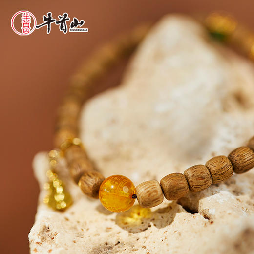 牛首山文创沉香系列珠串文化创意手环南京文创爆款手串纪念品手链 商品图3