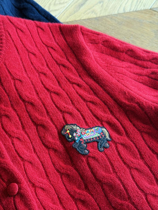 26马年限定~羊毛绞花针织衫毛衣【包邮+/不退不换。 商品图14