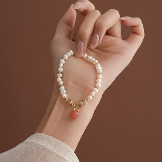【月华·珍珠手串】天然复古淡水珍珠手链 送妈妈送爱人 商品图1