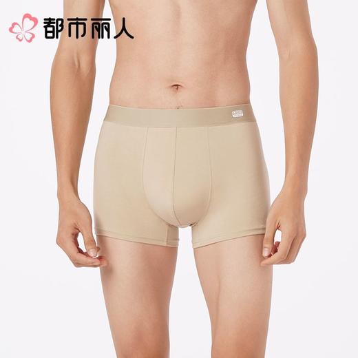 都市丽人内裤男士内裤50S水柔棉内裤棉平角内裤明筋内裤FKCC26 商品图1