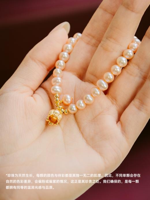 腕间祝福 铃兰花珍珠手链JCG1BAL040 商品图0