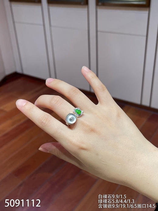 5091112，平安扣戒指。具体价格微信咨询 商品图4