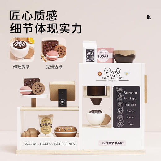 *LE TOY VAN 角色扮演木制玩具-桌面咖啡馆 TV3004 商品图2
