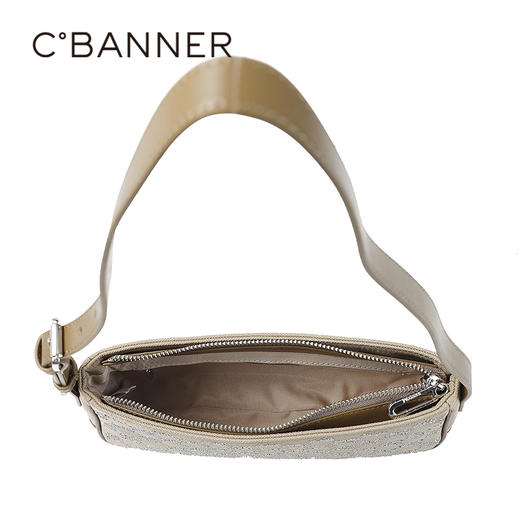 千百度2026春季女包优雅有型 支撑力佳不易变形包袋A26150925 商品图5