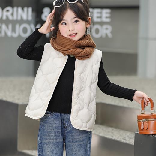 【儿童葫芦花菱格羽绒马甲】 优质羽绒 蓬松轻盈 保暖御寒 多色可选 商品图3