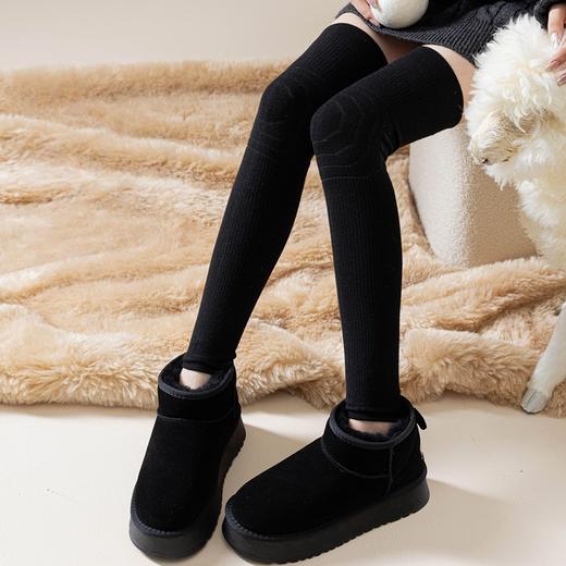 【BAIDAMA 羊毛生姜保暖护膝 】膝盖“保护盾”拒绝老寒腿 羊毛腈纶发热材质 高弹面料 不易脱落 男女防老寒腿神器 防寒保暖 舒适自如 自发热护腿护膝专用 商品图4