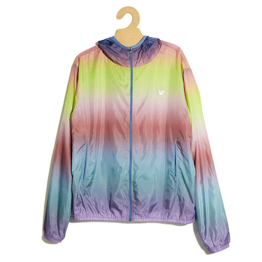 CryingCenter 彩色条纹渐变晕染风衣短夹克外套户外 哭喊中心 商品图1