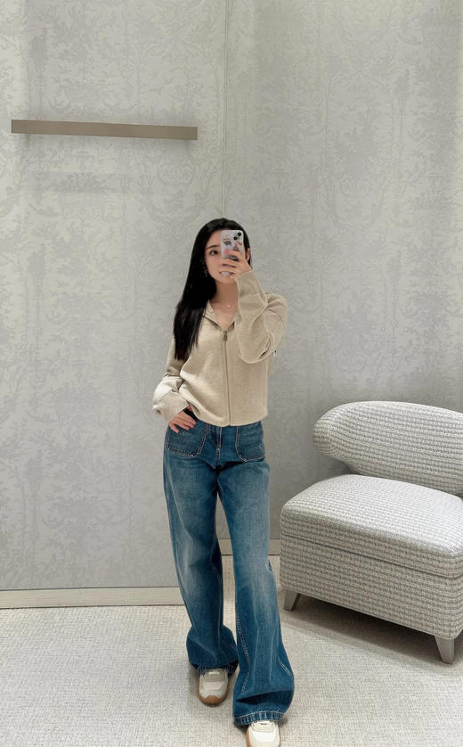 迪奥 新款  双面羊绒连帽外套(MM) 商品图1