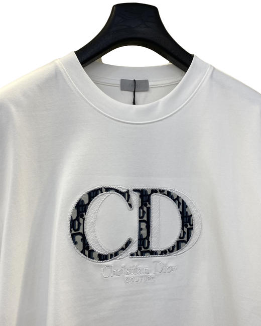 中性款提花刺绣短袖T恤ba010 商品图2