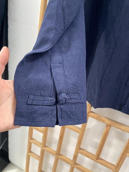 「断码清仓」新中式男棉麻衬衫上衣外套DZQC-106 商品图1