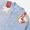 日本DD童装 DENIM DUNGAREE 迪士尼联名米奇贴布条纹衬衫 商品缩略图2