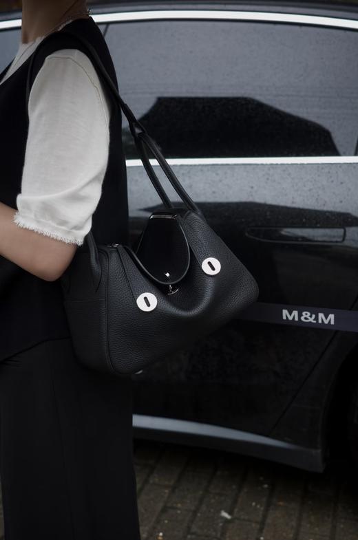 代工厂高品质琳迪to荔枝纹纯牛皮自然摔百搭包包 商品图10