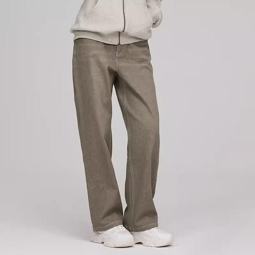 【女士牛仔裤】素道有机彩棉 灰色/白色锥形牛仔，灰色阔腿牛仔裤（基地直发-申通包邮），来自敦煌，品牌：素道【合作生产，公平贸易】 商品图6