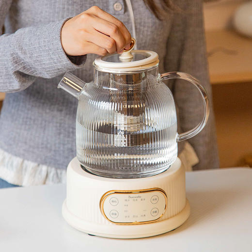 【春节正常发货】热卖！百年品质！德国博朗菲 茶颜悦色花茶壶1.2L 高硼硅玻璃壶身 0硅胶0涂层低分贝 商品图1