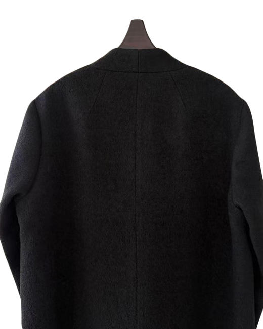 女款廓形后开衩大衣he 商品图2