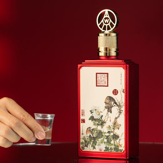严选 | 五粮液春夏秋冬·郎世宁花鸟酒 500ml*4瓶装 整箱装 五粮液股份出品 52度 商品图3