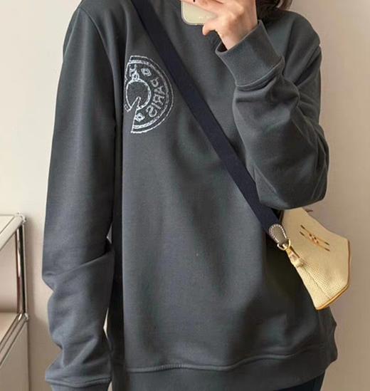 中性款logo刺绣卫衣hu 商品图4