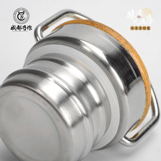 #非遗礼遇季#【成都手作 瓷胎竹编保温杯】非遗竹编保温杯 食品级不锈钢保温保冷壶 大容量户外便携水壶 运动水杯 多规格可选 旅行便携 【手工编织】清仓活动售完即止 商品图4