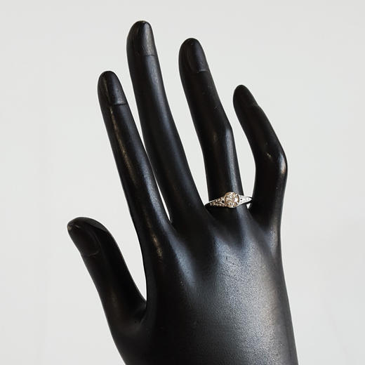 【95新】BVLGARI宝格丽3521160.30ct铂金镶钻钻石戒指55号女士 251225TJ39 商品图9