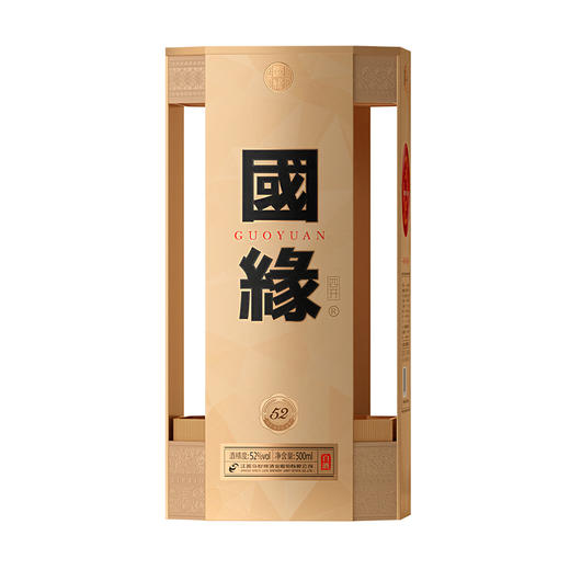 国缘 四开 52度 500ml*4瓶 整箱装 商品图2