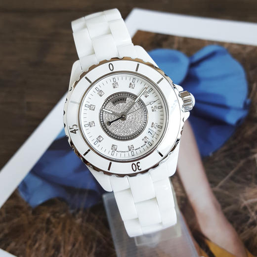 【95新】CHANEL 香奈儿H1759自动机械机芯日期显示38MM（中性款）J12系列陶瓷 241225NJS05 商品图2