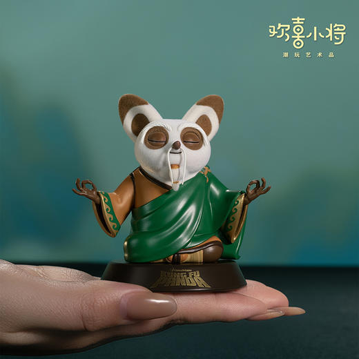 欢喜小将《功夫熊猫》之冥想师父正版授权潮玩手办桌面摆件送礼 商品图4